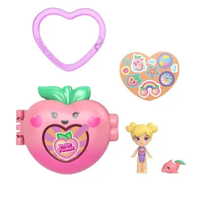 Produktbild von Polly Pocket Fruit Friend Reveal Peach, 4 Jahr(e), 120 mm