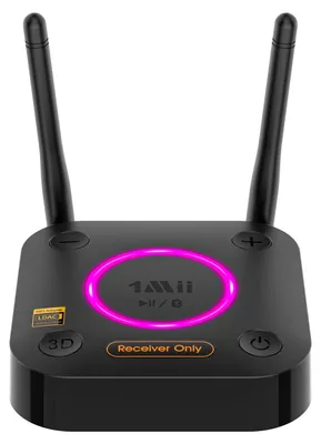 Imagen del producto de Receptor Bluetooth - Convertidor digital-analógico de 32 bits - Bluetooth 5.3 - Para sistemas de sonido estéreo