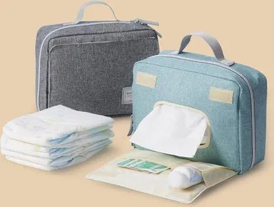 Produktbild von Famanu Wickeltasche Wasserabweisend - Grau