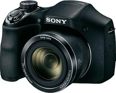 Image de Sony Cyber-shot DSC-H300 compact camera 1/2.3" Appareil-photo compact 20,1 MP CCD (dispositif à transfert de charge) 5152 x 3864 pixels Noir