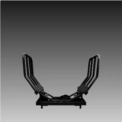 Produktbild von Hydraulische Ballenzange Ballengreifer Schwarz 1,0m-1,8m Ø max1.2 t Euroaufnahme