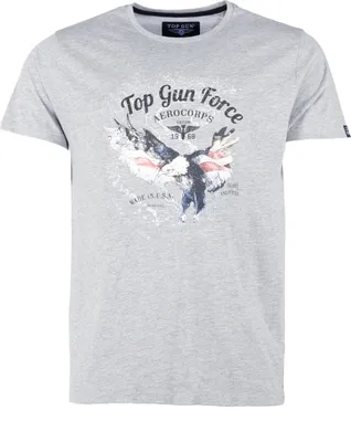 Produktbild von Top Gun T-Shirt TG20213024 Herren grey melange L