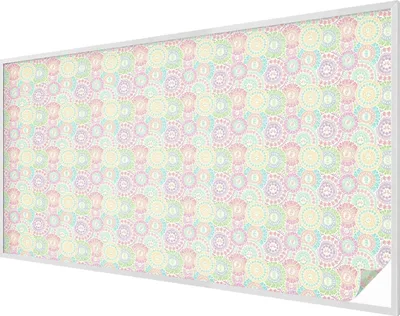 Zdjęcie produktu dla Folia witrażowa - 116x200 cm - wzór witrażowy - nieprzezroczysta dekoracyjna folia do ochrony prywatności - samoprzylepna, ochrona przed promieniowaniem UV - kolorowe mandale
