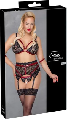 Immagine prodotto di Cottelli BONDAGE - Set di reggiseni Bondage 4XL