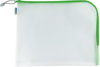 Image de HERMA 20016 Pochette universelle A4+ 36x28cm Vert Fermeture éclair