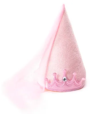 Immagine prodotto di Cappello da principessa Little Adventures rosa - accessori per il travestimento dei bambini