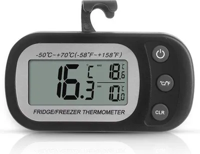 Immagine prodotto di Termometro digitale per frigorifero, impermeabile, preciso, per frigoriferi e congelatori