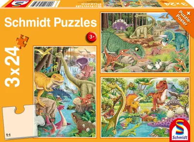 Produktbild von Schmidt Spiele 56465, 24 Stück(e), Dinosaurier, 3 Jahr(e)
