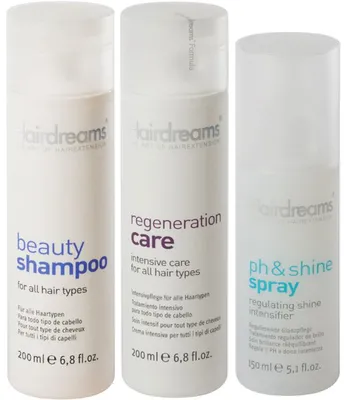 Produktbild von Hairdreams Set Beauty Shampoo, Regeneration Care Pflege, ph&shine Spray