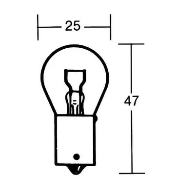 Obrázok produktu pre Žiarovka PY21W 12V 21W BAU15s, oranžová