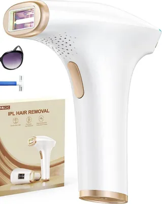 Produktbild von JUNG IPL-Haarentferner IPL Geräte Haarentfernung Laser mit 9 Energiestufen und 3 Funktionen, 999900 Lichtimpulse, 1 Aufsatz, Frauen, Männer