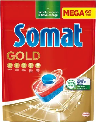 Produktbild von Somat Gold Geschirrspültabs, 60 Stück