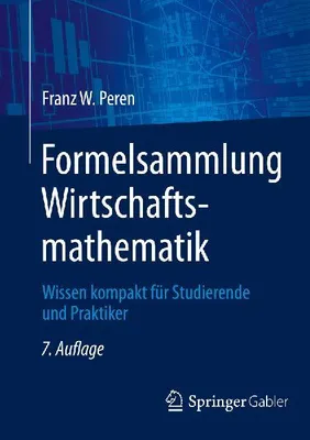 Produktbild von Formelsammlung Wirtschaftsmathematik