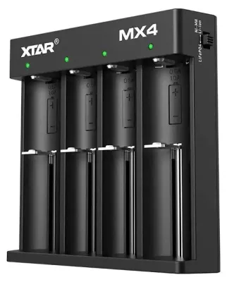 Obrázek produktu pro Univerzální nabíječka baterií XTAR pro Li-ion/NiMH – 4 pozice