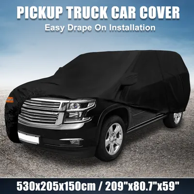Image de SUV Voiture Couverture Extérieur Étanche Tous Météo Noir