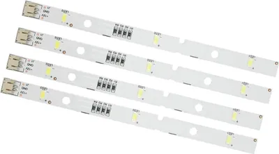 Produktbild von 3 Stück LED Streifen für Kühlschrank, Ersatz-Kühlschranklampe, LED-Lichtleisten für RONGSHENG/HISENSE Kühlschr?nke, Kompatible Beleuchtung