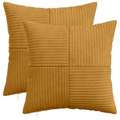 Productafbeelding van vidaXL Kussenhoezen, 2 stuks, ALMELO, geel, 50 x 50 cm, cordura