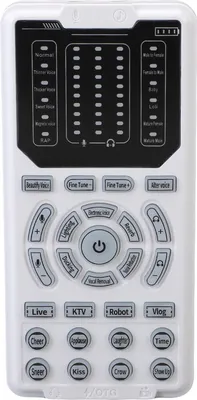 Image de Sxhlseller Changeur de voix portable, 16 modes sonores et 10 niveaux de réglage fin - Convertisseur d'effets sonores pour les appels de jeux en direct - Streaming - Podcast - PC - Téléphone