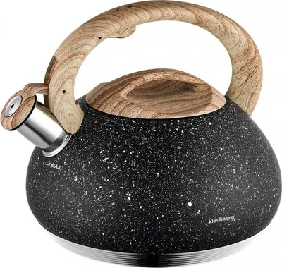 Produktbild von Klausberg Flötenkessel Wasserkessel 2.7L Kessel 7-Schicht Boden Schwarz KB-7279