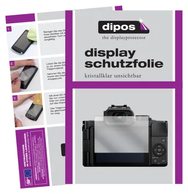 Zdjęcie produktu dla 2x Folia ochronna do Panasonic Lumix DC-G100 przezroczysta folia ochronna na ekran dipos