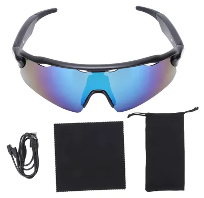 Obrázok produktu pre Inteligentné cyklistické okuliare, počítač, Bluetooth, vetruodolné, športové okuliare vhodné na beh, rybolov, počúvanie hudby a telefonovanie