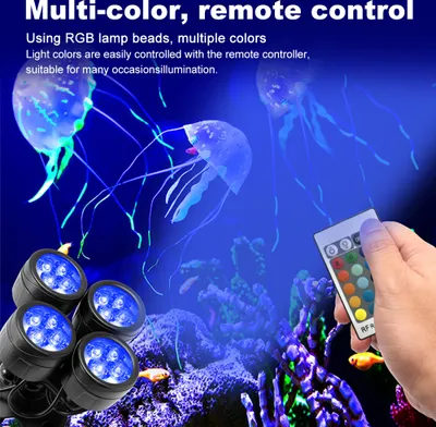 Obrázek produktu pro LED světlo pro jezírko RGB podvodní světla Světlo měnící barvu Akvarijní světla Světla fontány