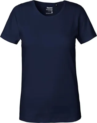 Produktbild von Neutral O81029 | Damen Interlock T-Shirt / 100% Fairtrade Baumwolle - Farbe: Navy - Größe: XXL