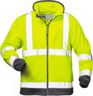 Produktbild von Warn-Fleecejacke ValentinGr. 2XL, gelb/marine