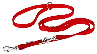 Image de Laisse pour chien Club 200 x 1,5 cm nylon rouge