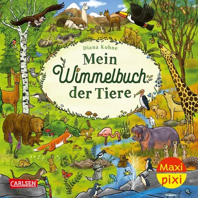 Produktbild von Maxi Pixi 417: VE 5: Mein Wimmelbuch der Tiere (5 Exemplare)