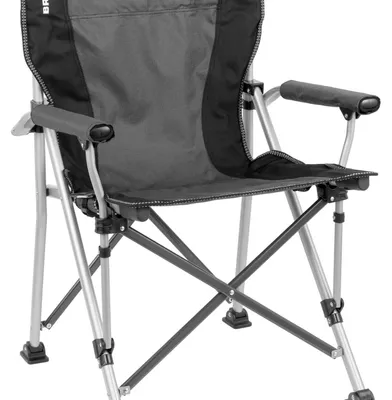 Produktbild von Brunner Raptor Classic Klappstuhl Campingstuhl Schwarz/Grau 110 Kg