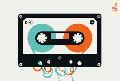 Produktbild von Tadessi Fototapete | Modern | 4.00 m x 2.70 m | Blau | Orange | Wandbild | Digitaldruck