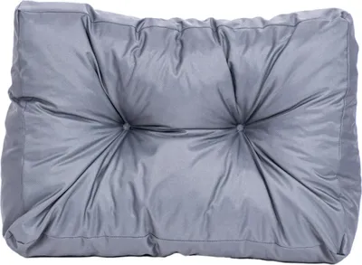 Produktbild von TexDeko Garden Seitenkissen 60x40x20/10cm gesteppt wasserabweisend UV-beständig, Grau