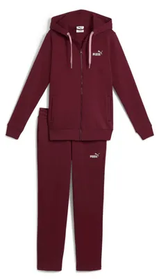 Produktbild von Puma Jogginganzug Damen aus Baumwolle, Farbe:Pebble Path, Größe:S