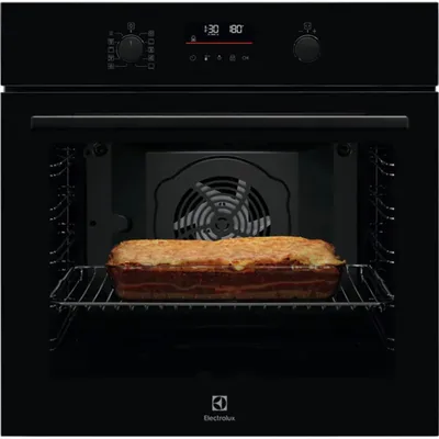 Image de Four intégrable multifonction 72l 60cm pyrolyse noir - Electrolux - LOF6P16Z - série 500