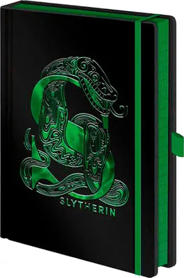 Immagine prodotto di Harry Potter - Taccuino "Premium" Slytherin, A5 TA14286 (taglia unica) (verde)