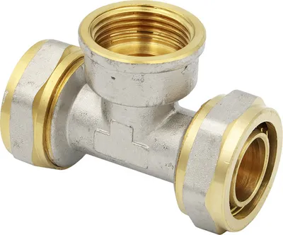 Produktbild von Klemmring Schraubfitting T-Stück 32x3 mm 1 Zoll Innengewinde
