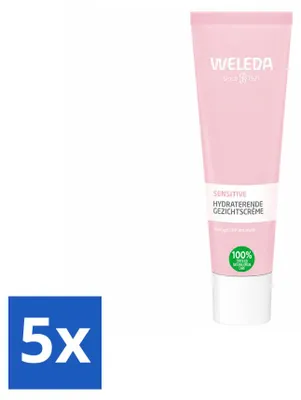 Image de 5 x Crème hydratante Weleda pour peaux sensibles, 30 ml - Pack avantage - 5 pièces
