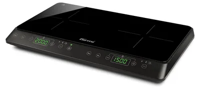 Produktbild von Girmi PI51 Doppel-Induktionsplatte, 3500 Watt, 15 A, Temperaturen von 60 bis 240