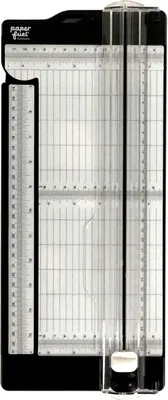 Productafbeelding van Famanu papierknipper met vouwmes - zwart/wit