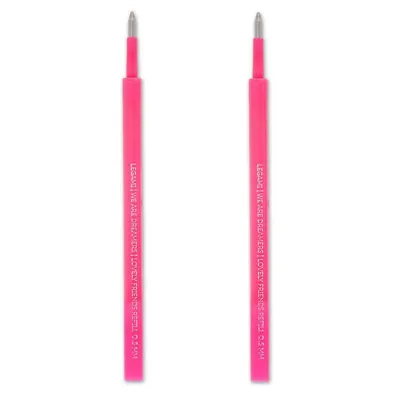 Produktbild von Set mit 2 Ersatzpatronen für Gelstift - Lovely Friends - Neon Pink