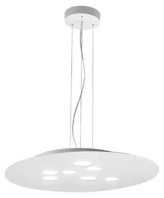 Obrázok produktu pre Moderné zavesenie Moon Metal and Aluminium White 7+3 svetlá Gx53 Bi-emission