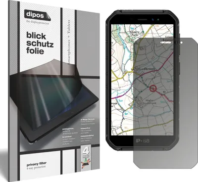 Produktbild von Blickschutzfolie für Ulefone Armor X7 Pro matt Schutzfolie Folie Display Schutz dipos