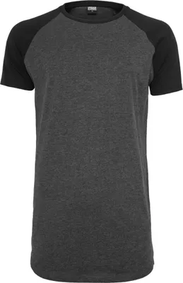 Produktbild von Urban Classics - SHAPED RAGLAN Long Tee schwarz - L