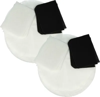 Produktbild von vhbw 12x Papierfilter, 6x Fettdunstfilter, 6x Aktivkohlefilter Ersatz für DeLonghi 5512510041 für Fritteuse - 24-tlg. Filter-Set