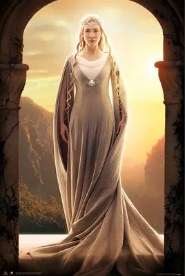 Produktbild von Erik Editores The Hobbit Galadriel Door Plakat One Size