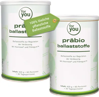 Produktbild von for you präbio ballaststoffe Doppelpack