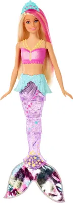 Zdjęcie produktu dla Barbie Dreamtopia Sparkle Lights Mermaid, Lalka modowa, Damski, 3 lat(a), Dziewczyna, Efekty świetlne, Wielobarwny