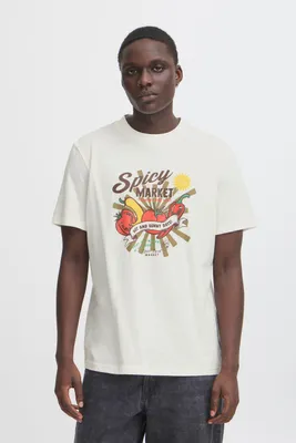 Produktbild von Blend BHJOK Herren T-Shirt Kurzarm Shirt 100% Baumwolle regular fit