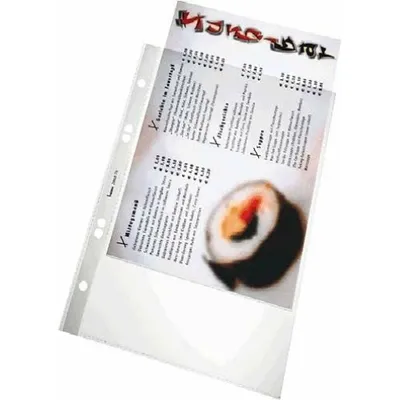 Produktbild von Lochrandhülle, A5, PP, 100my, klar oben offen, glatt